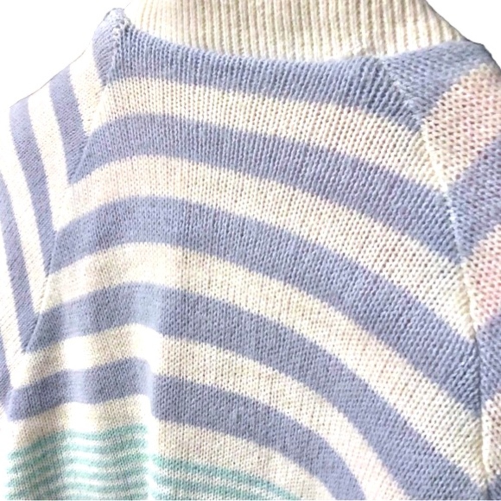 Vintage R. Ross Reversible Knit & Woven Sweater Jacket Size Large - Picture 9 of 11